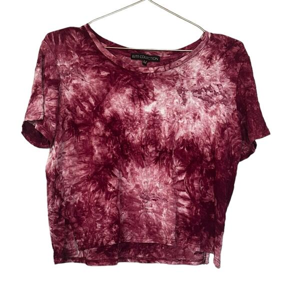 Elite Collection Tie Dye Cropped Top - Size Medium - Picture 1 of 7